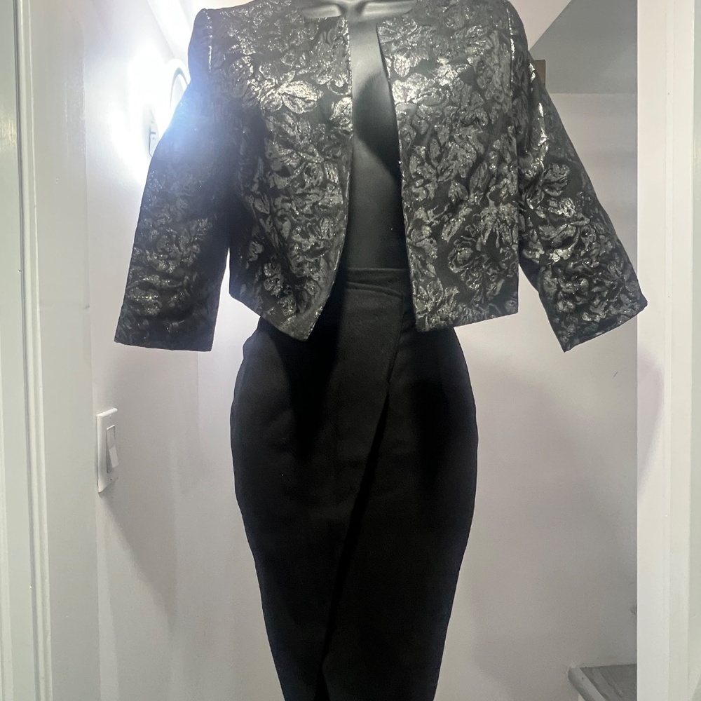 Black sequence jacket - image 2
